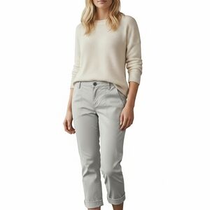 NWT Calvin Klein Women's Light Gray Cropped Jeans, Size 8